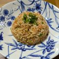 野菜係's cooksnap of when they made ☆秘密の鮭チャーハン☆.