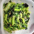 ■茉莉■'s cooksnap of when they made 時短！小松菜のカリカリしらす海苔ナムル.