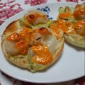 ponnko's cooksnap of when they made 冷凍エビシューマイのオーロラトースト.