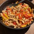 まんだちゃん's cooksnap of when they made 簡単！ピーマンとむね肉の細切り炒め.