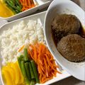 ame-ikuru's cooksnap of when they made 同時に作る二種ナムル モヤシとインゲン.