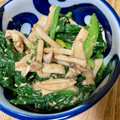 ＋SUN3's cooksnap of when they made ポン酢でほうれん草とエリンギの胡麻和え.