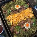 クック☆やーっ！'s cooksnap of when they made ホットプレートで我が家の瓦そば.