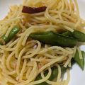 わかポン☆'s cooksnap of when they made 春！桜えびとスナップえんどうのパスタ.