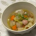 QPはにー's cooksnap of when they made 大根とキャベツのあっさりスープ.