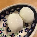 37eeee's cooksnap of when they made 少ない水でゆで卵.