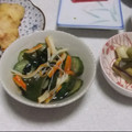 きらり流れ星's cooksnap of when they made きゅうり と わかめ カニカマ の酢の物.