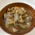 acquastone's cooksnap of when they made プロの味！簡単にして激ウマな豚汁の秘密.