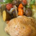 ずーころりん's cooksnap of when they made クリスマスディナー☆簡単ローストチキン.