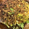 きゃろぽて's cooksnap of when they made キャベツと卵だけ！ふんわりお好み焼き風.