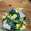 Sirokuro2207's cooksnap of when they made ほうれん草とハムとコーンのマヨぽんサラダ.