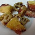 わぞう's cooksnap of when they made さつま芋&れんこんの甘辛煮照り照り☆弁当.
