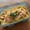 studio a'25's cooksnap of when they made 混ぜるだけ…超簡単♡鮭のクリームパスタ♡.