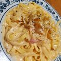 さやぷのおかあちゃん's cooksnap of when they made 生クリーム不要！簡単♪濃厚カルボナーラ.