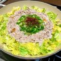 ばぢこ's cooksnap of when they made 豚肉と白菜とねぎだれのフライパン蒸し.