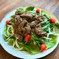 pali's cooksnap of when they made 牛肉で〃おかずサラダ.