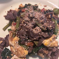 心幸☆koyuki☆'s cooksnap of when they made 牛肉と小松菜とトマトと卵のオイスター炒め.