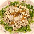 悠LOVE航's cooksnap of when they made 大根おろしとなめ茸の見た目洋風お蕎麦.