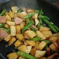 オリザ☆'s cooksnap of when they made じゃがいもといんげんのにんにく醤油炒め♪.