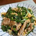 かわゆう1211's cooksnap of when they made 豚ニラ卵炒め.