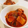 ☆aporo☆'s cooksnap of when they made ●茄子と厚切りベーコンのトマト煮込み●.