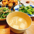 海理ママ's cooksnap of when they made 豆腐とエノキと油揚げのお味噌汁♪.