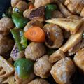クックック☆'s cooksnap of when they made ✿肉団子(市販)の酢豚風✿.