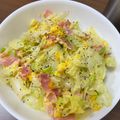 コロどろっぷ's cooksnap of when they made キャベツのカルボナーラ風サラダ.