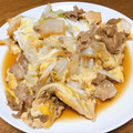 vabochan's cooksnap of when they made すき焼き風♡白菜と牛肉の卵とじ♪.
