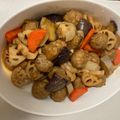 チャメゾウ's cooksnap of when they made ナスと蓮根と鶏肉の甘酢炒め.