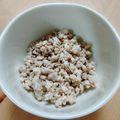 なまちょこれいと's cooksnap of when they made 麹 の そぼろ丼.