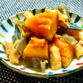 お料理ニャロメ's cooksnap of when they made 南瓜と油揚げの煮物♡副菜・お弁当.