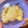 華子ごはん's cooksnap of when they made 出来たよ！懐かしのカニパン　三(×)三.