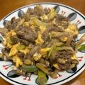 chaiko５'s cooksnap of when they made ご飯がススム♡白ネギと牛肉のコク旨炒め♪.