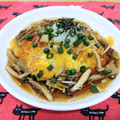 カリーナ's cooksnap of when they made きのこあんの和風オムライス.