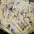 クックLAT1IB☆'s cooksnap of when they made 鮭ときのこのクリームパスタ.