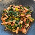 Shoppy's cooksnap of when they made スイスチャードは絶対ベーコンとバター炒め.