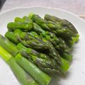 ずぼら伝説's cooksnap of when they made 水コップ1杯 アスパラの完璧な茹で方.