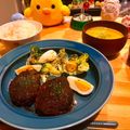 きなこ＊。's cooksnap of when they made 掴め男の胃袋！喰らえ牛100%ハンバーグ.