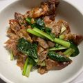 まぁくんのハニー🍯's cooksnap of when they made 簡単！小松菜とカリっと豚バラポン酢炒め♪.