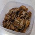 いたちゃん55's cooksnap of when they made 食欲そそる♡鶏肉とごぼうの甘酢照り焼き.