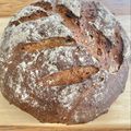 ボブナナ's cooksnap of when they made Ｃａｆｅで人気のライ麦パン～いちじく＆レーズン～.