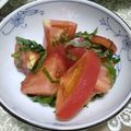 クック6DDPP8☆'s cooksnap of when they made ごま油香る！しそトマトサラダ 簡単 美味.