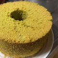 k22a's cooksnap of when they made 簡単ふわ・ふわ　抹茶シフォンケーキ.