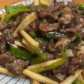 Kinshinpo's cooksnap of when they made チンジャオロース.