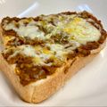 島子☆'s cooksnap of when they made ♪♪あまりのカレーでカレートースト♪♪♪.