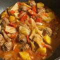 ame-ikuru's cooksnap of when they made 給食の「ミートボールのトマトスープ」♡.