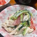 Comodarc's cooksnap of when they made やみつき☆〜ささみときゅうりのごまサラダ.