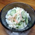 YCHキッチン's cooksnap of when they made ☆新玉ねぎとカニカマのサラダ☆.