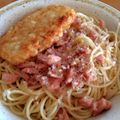 Ｈｉｇｈ's cooksnap of when they made 簡単！スパムを使った男の和風スパゲティー.